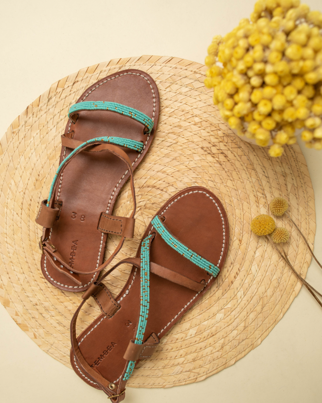 Sandalias de piel para mujer Malaika